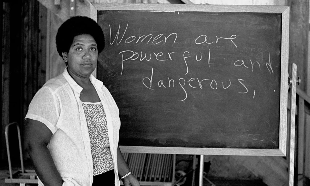 Audre Lorde in 1983. Photograph: Robert Alexander/Getty Images.